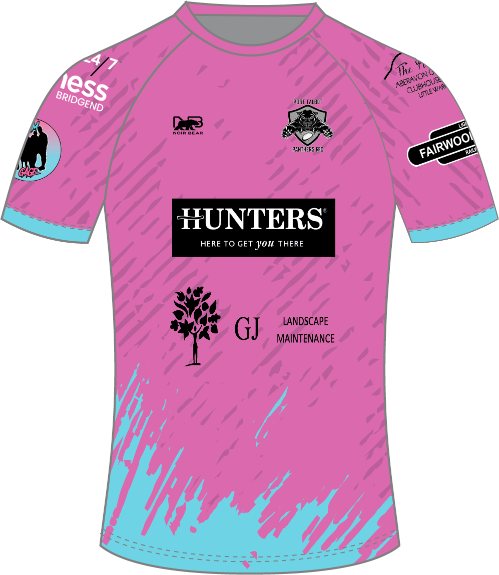 Port Talbot Panthers Rugby Jersey