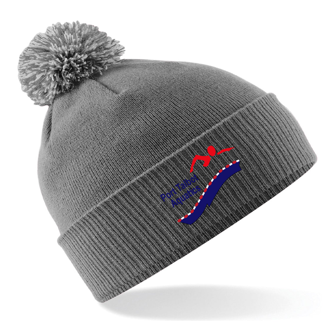 Port Talbot Aquatics Beanie Heather Graphite/Light Grey