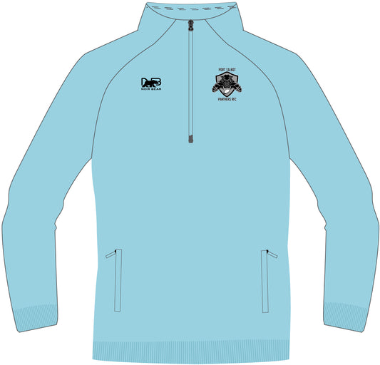Port Talbot Panthers Blue Sublimated Quarter Zip