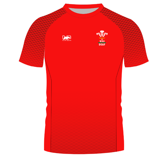 WRU Deaf Sublimated Coaches T-Shirt