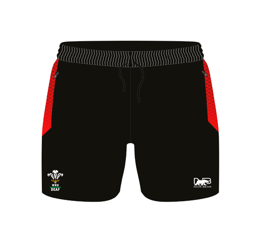 WRU Deaf Part Sublimated Coaches Leisure Shorts Ladies