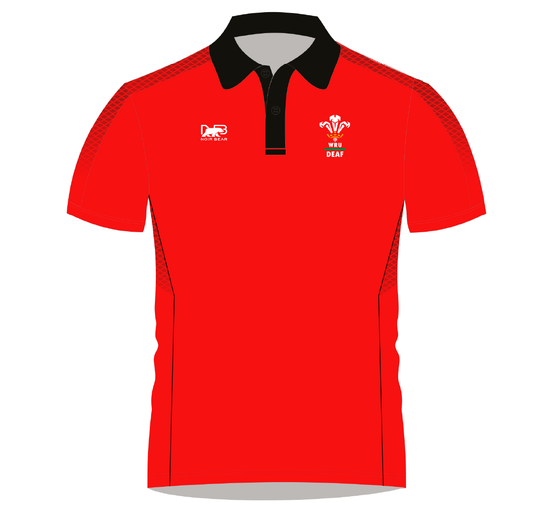 WRU Deaf Sublimated Coaches Polo