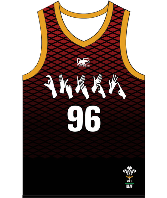 WRU Deaf Sublimated Singlet
